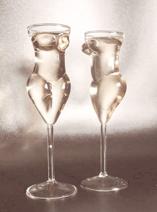 Body Oddy Champagne Glass